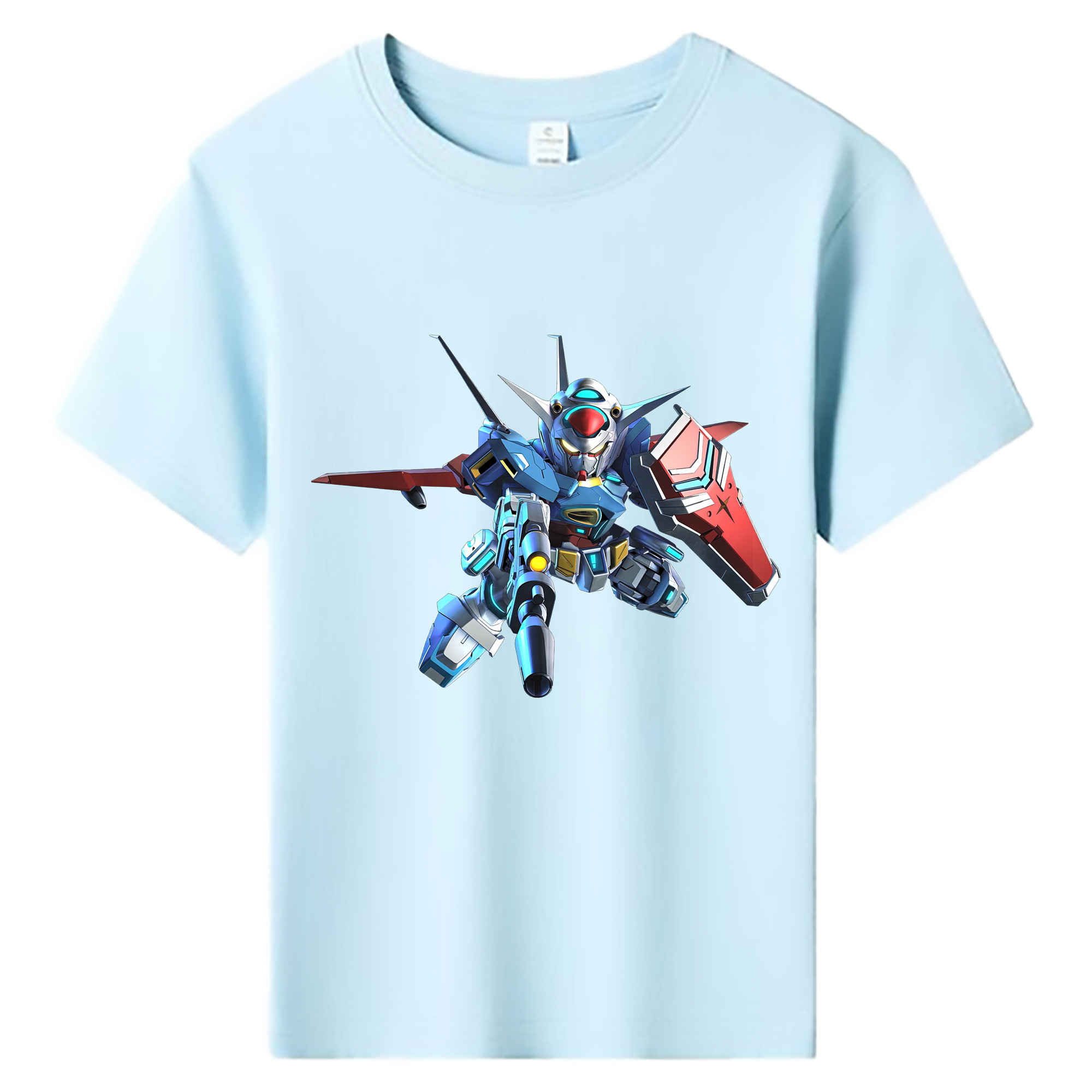（画像用） 機動戦士ガンダム Mobile Suit Gundam 綿100％キッズTシャツ（フロントプリント）